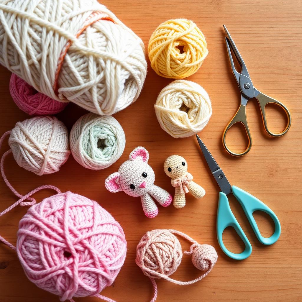 Materiales de crochet y amigurumi